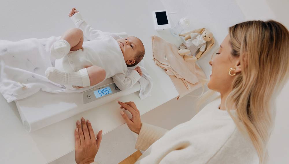 Lionelo digitalna vaga za bebe Babybalance, White