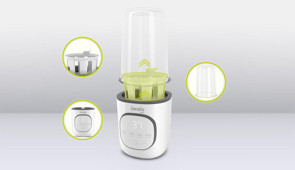 Lionelo Thermup 2.0 električni sterilizator i grijač bočica, White
