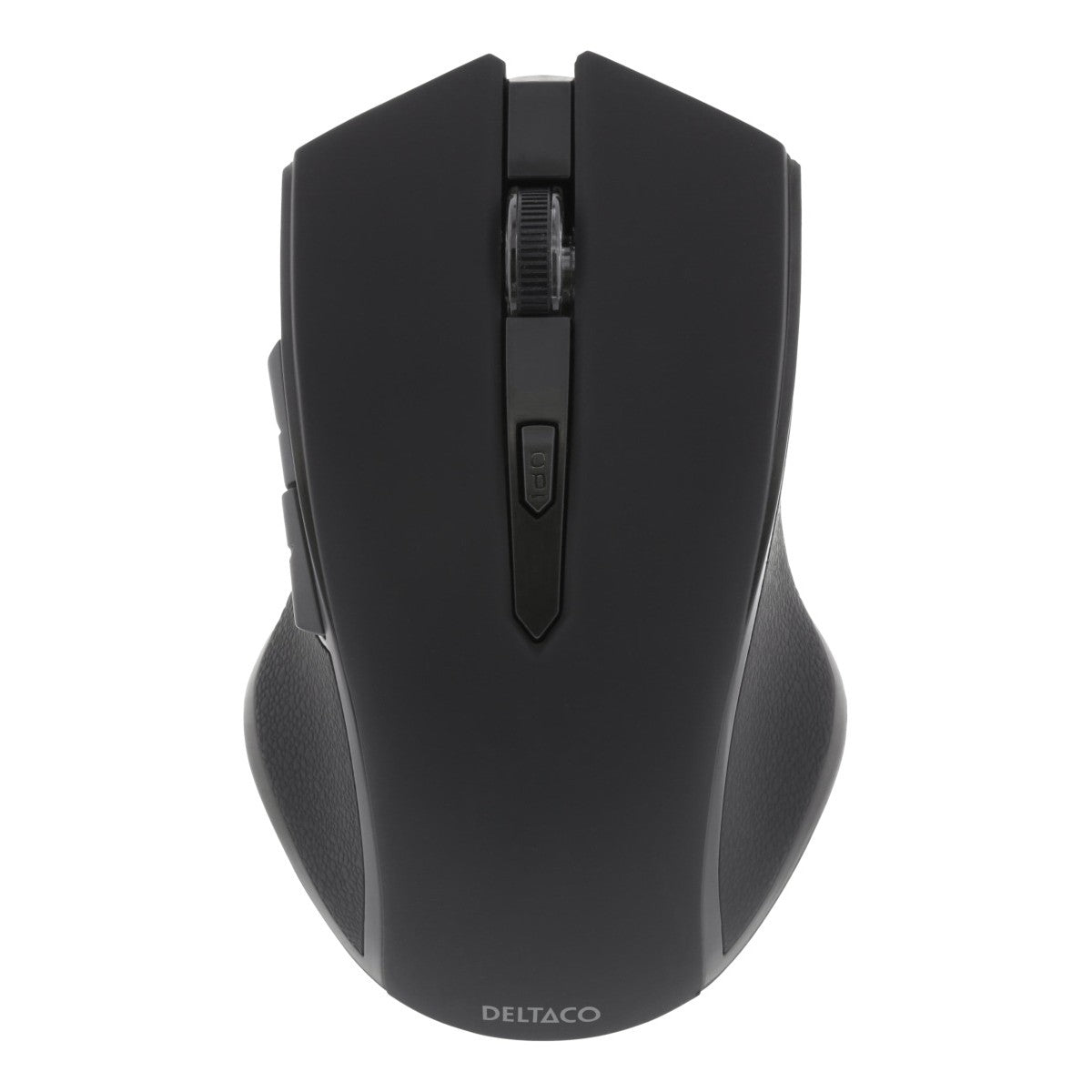 DELTACO bežični optički miš, 5 tipki + scroll, 1600 DPI, USB,