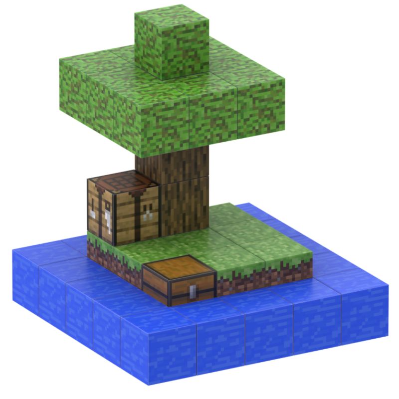 MagnetikCraft Mini Otok, 38 komada + 1 Figura