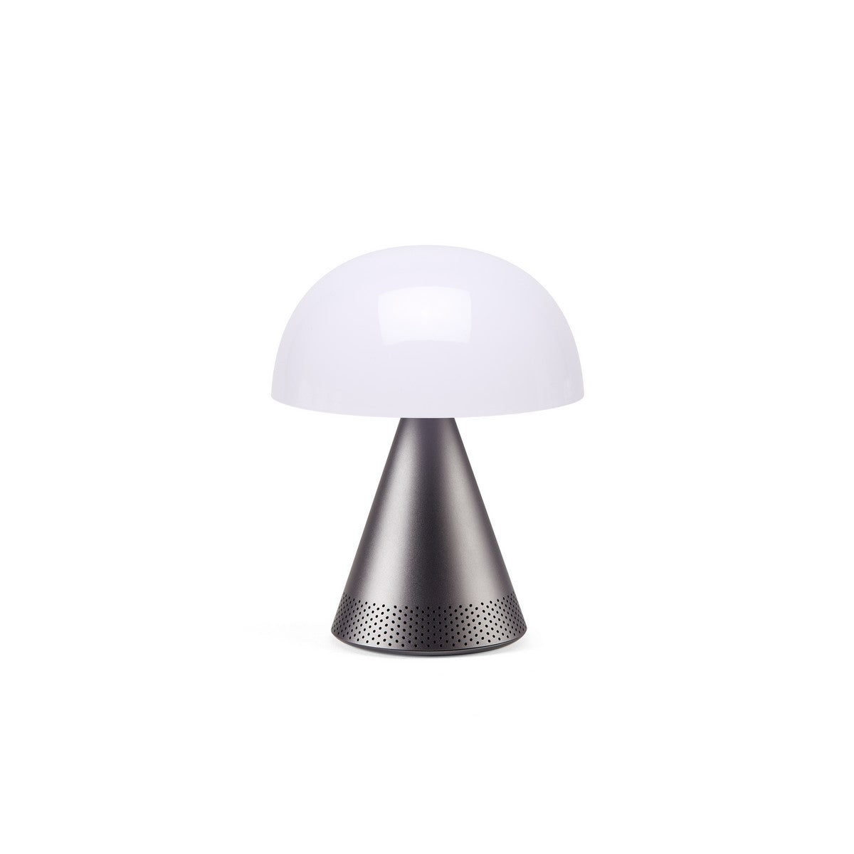 Lexon MINA L AUDIO prijenosna lampa s bluetooth zvučnikom METALIK
