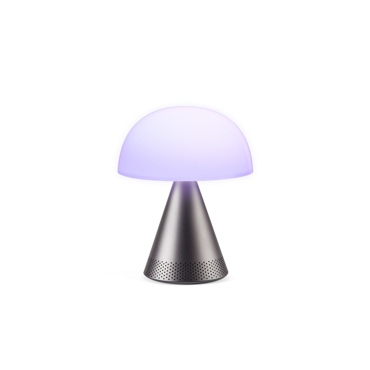 Lexon MINA L AUDIO prijenosna lampa s bluetooth zvučnikom METALIK