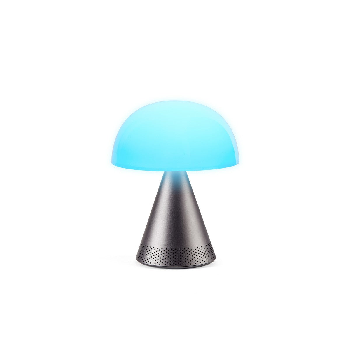 Lexon MINA L AUDIO prijenosna lampa s bluetooth zvučnikom METALIK