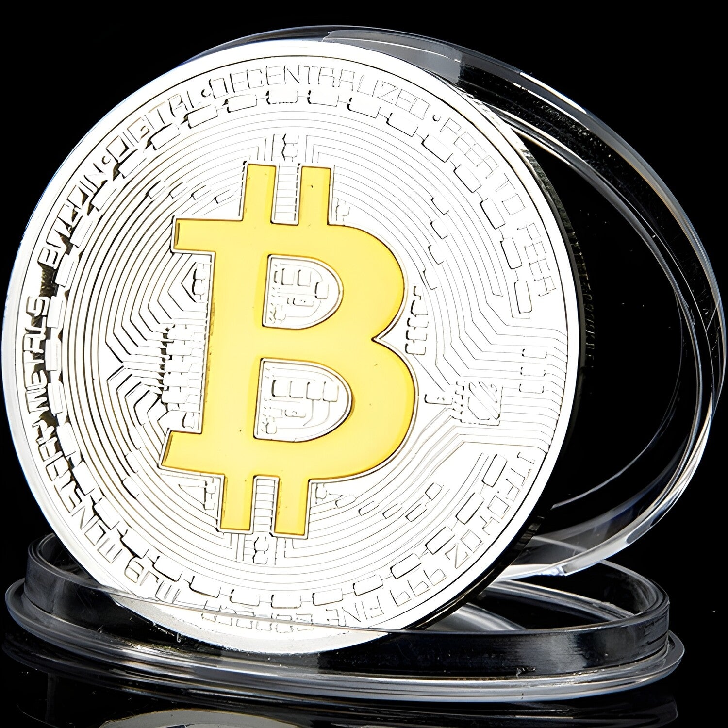 Bitcoin Kovanica - Srebrna / Zlatna KP5907
