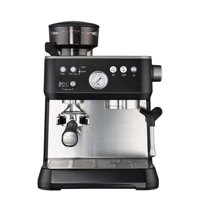 Solis Grind & Infuse Perfetta Black espresso machine