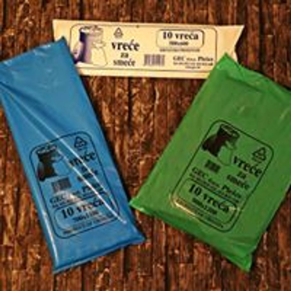 Vrečke za smeti, 50x60 - 10 kosov