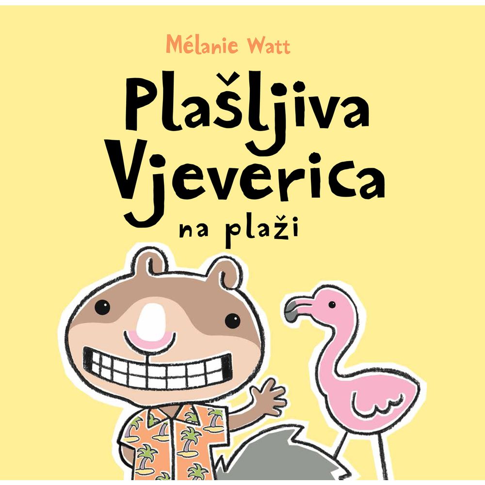 Plašljiva veverica na plaži