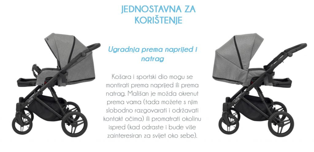 Dječja kolica Kunert Lazzio Premium Copper, boja 05 3u1 B
