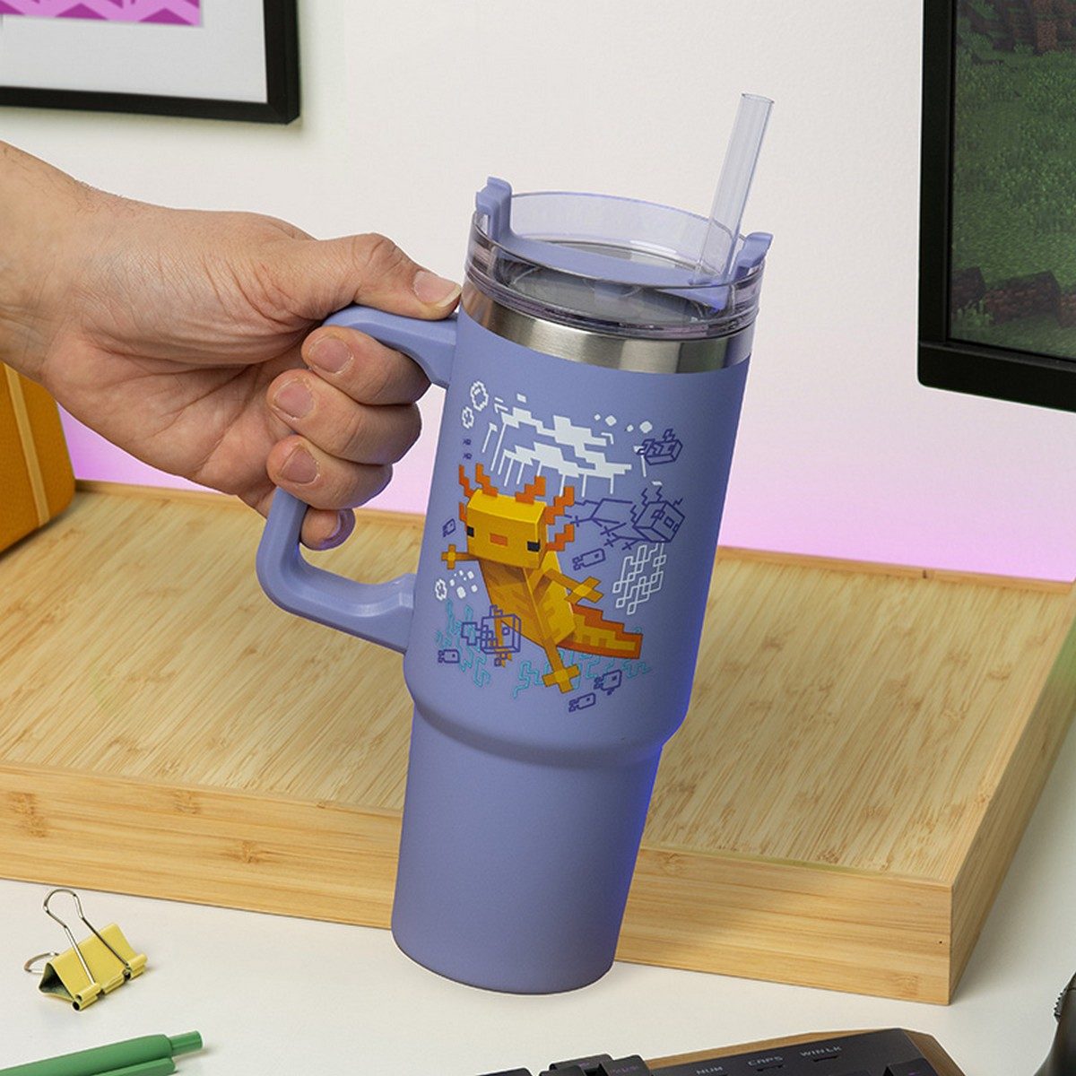 Paladone Minecraft Purple 900ml Insulated