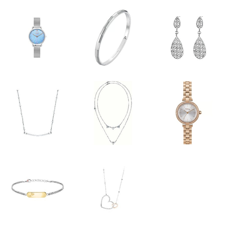 4. PAKET - Blagovne znamke ur in nakita, 8 izdelkov