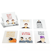 Set Podstavkov z Motivi Serije "The Office" – Smeh na Vsaki Mizi Š1884