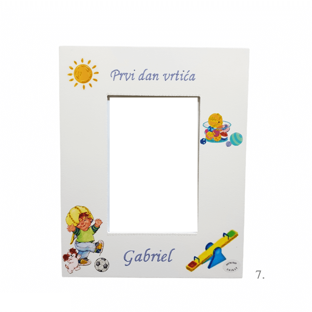 Unikatni okvirji za fotografije – prvi dan šole in vrtca - 7. - 15121