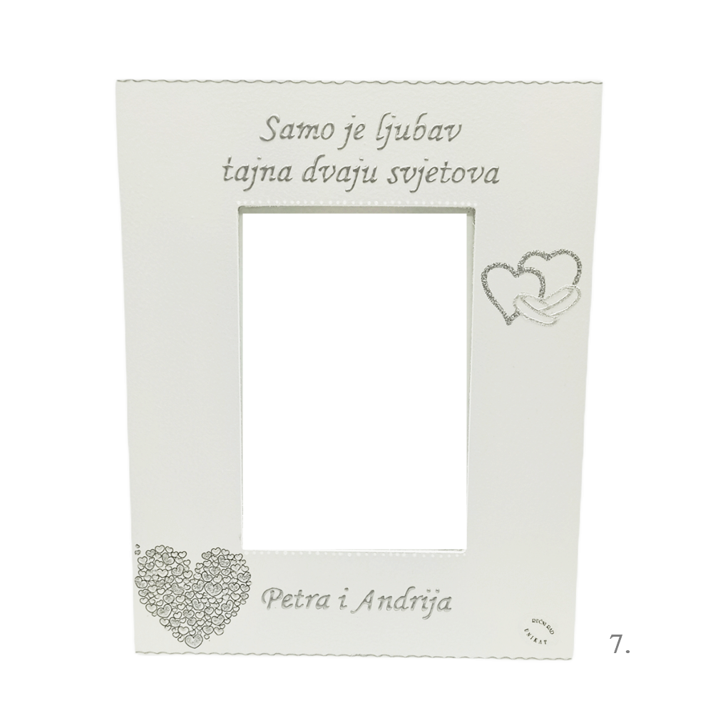 Personalizirani unikatni okviri za fotografije – Popolno darilo za poroko in zaljubljene - 7. - 1517