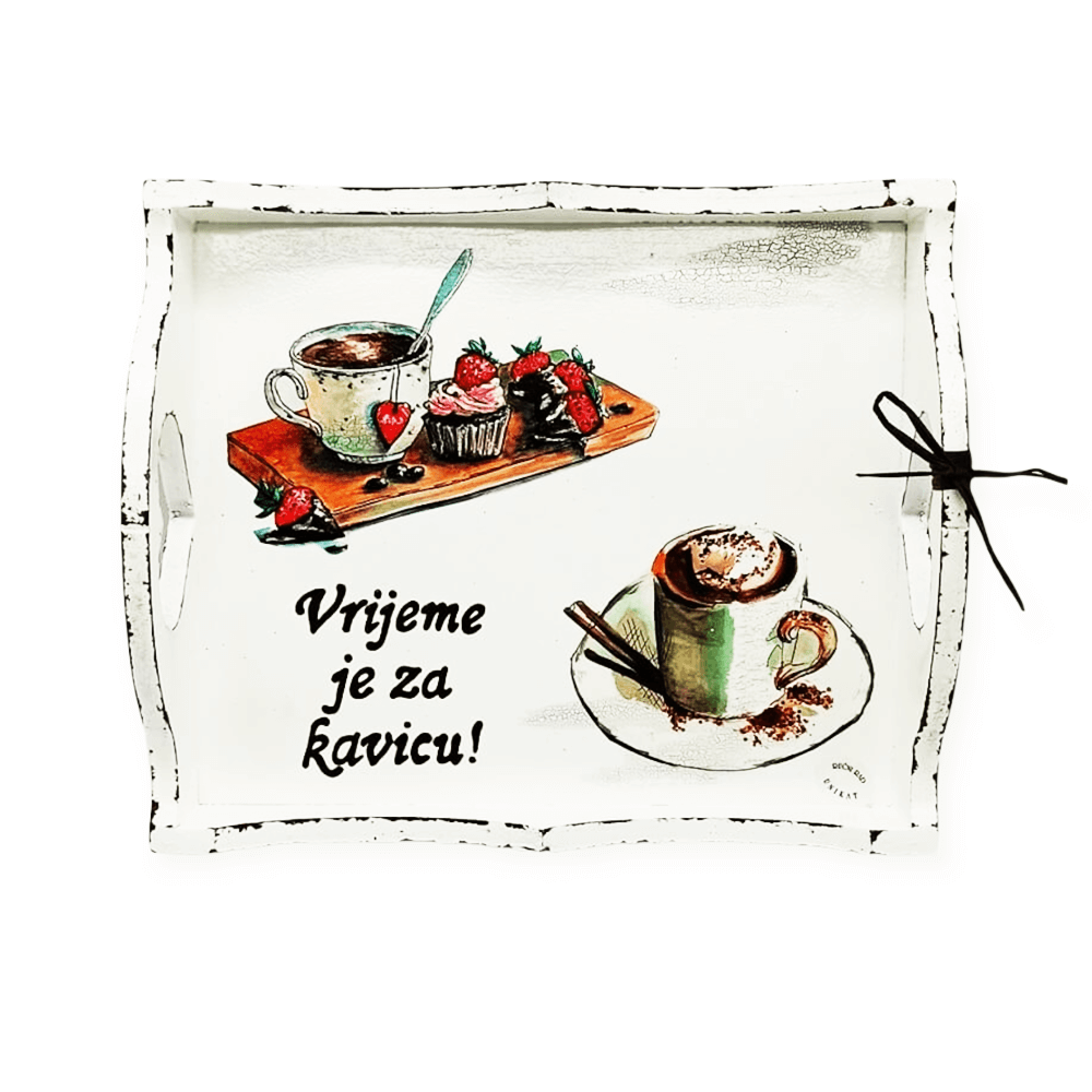 Čas je za kavico! Pladenj Š16028