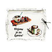 Čas je za kavico! Pladenj Š16028