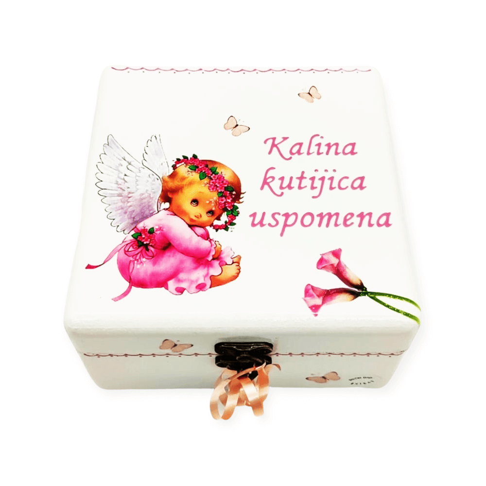 Škatla spominov, darilo za krst Š16518