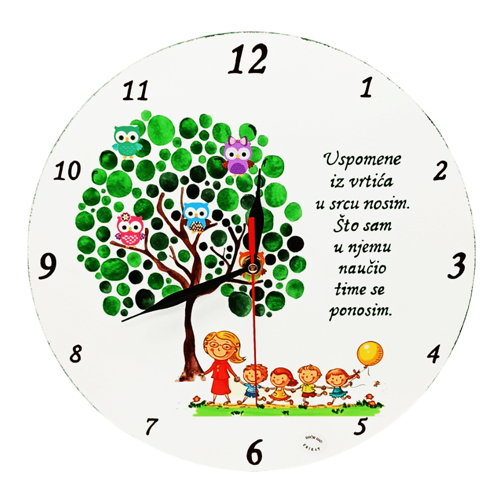 Stenska ura Darilo za vzgojiteljice v vrtcu! Š17144