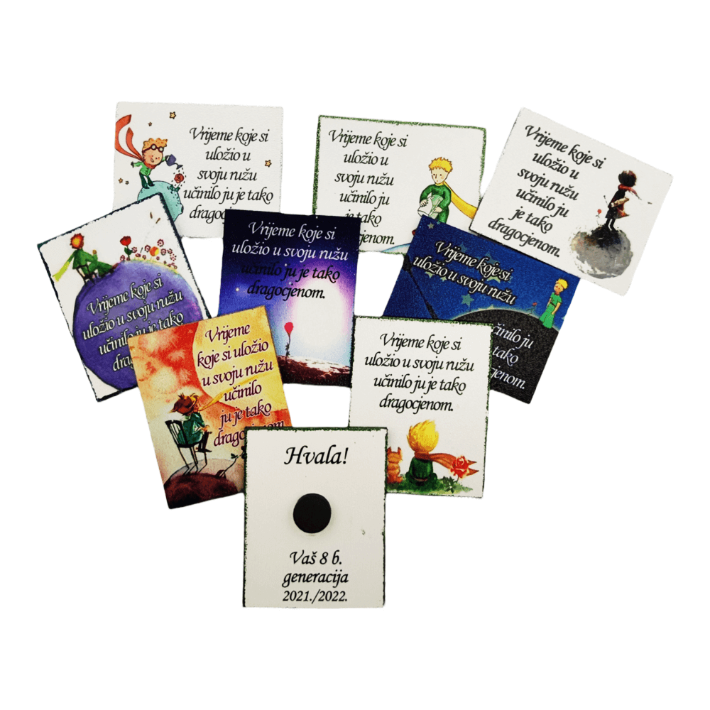 Mali princ - magnet zahvala Š12483