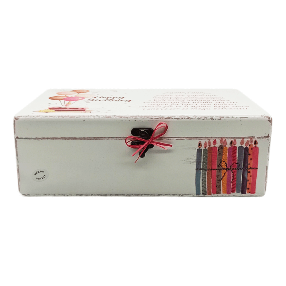 🎁 Personalizirana škatla spominov – Vse najboljše 🎂 Š18043