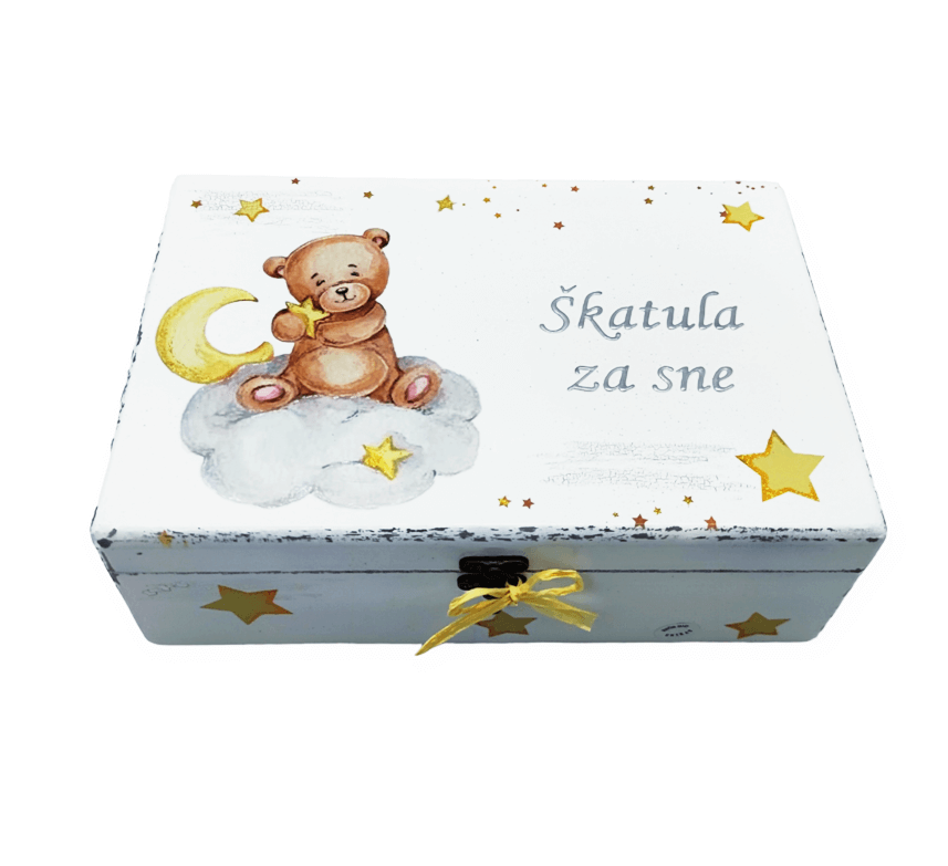 Škatla spominov, darilo za krst, rojstni dan - 20x30x10cm - 154298