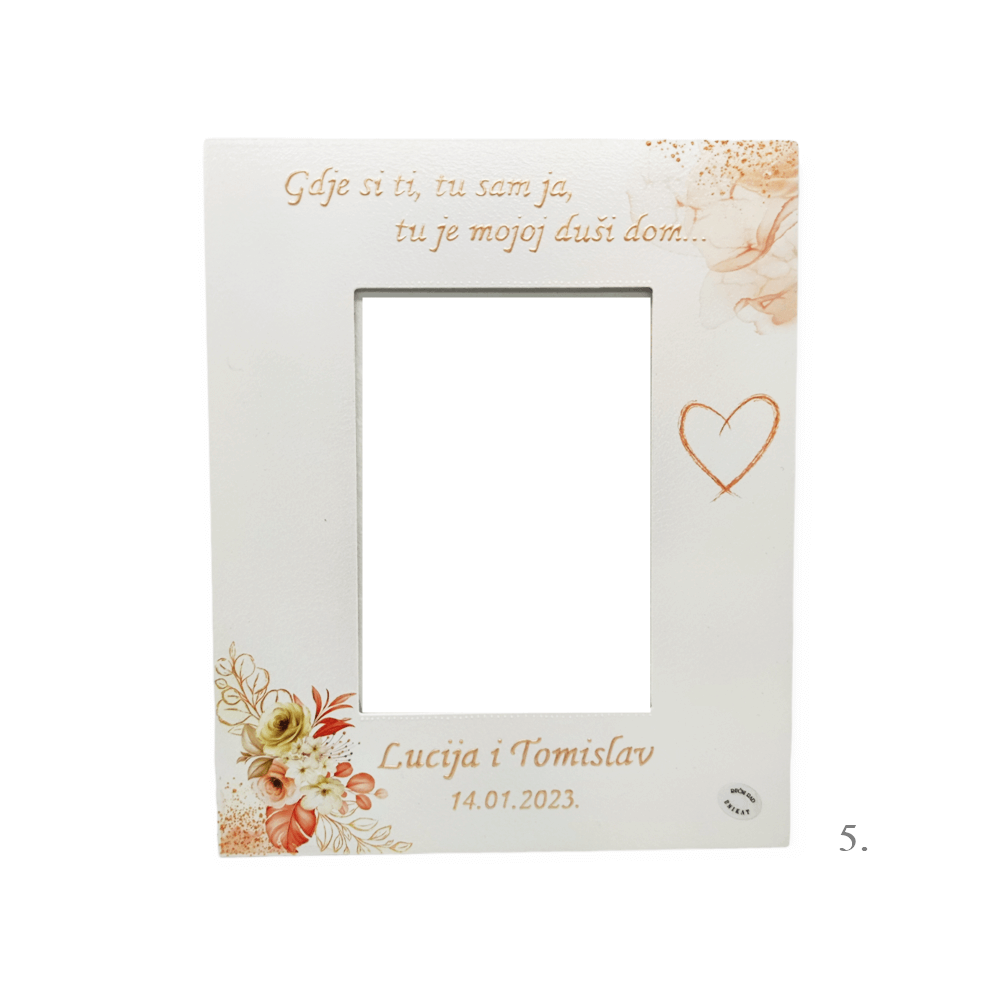 Personalizirani unikatni okvirji za fotografije – Popolno darilo za poroko in zaljubljene - 5. - 151143