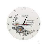 Personalizirane unikatne stenske ure – darilo za obletnico poroke - 9. - 17150