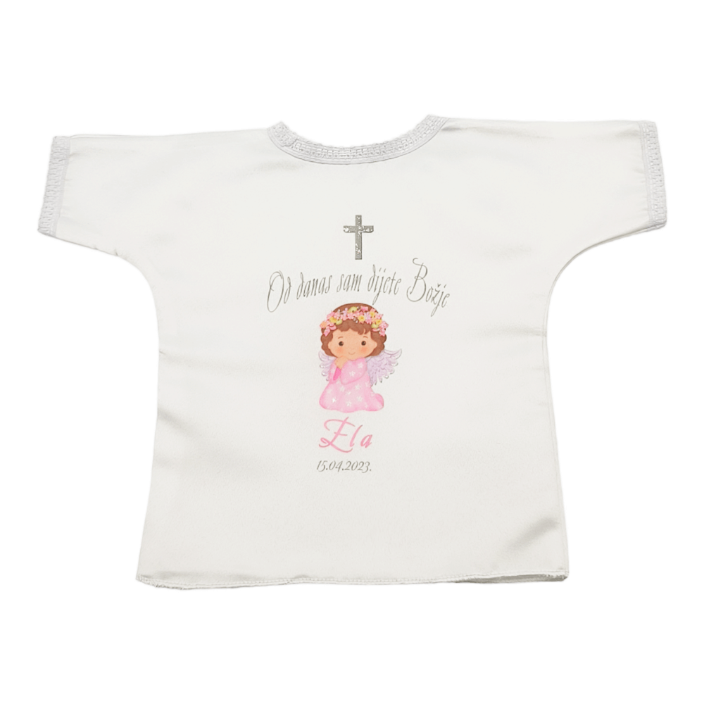 Krstna srajčka - personalizirana z imenom - 4. - 1774