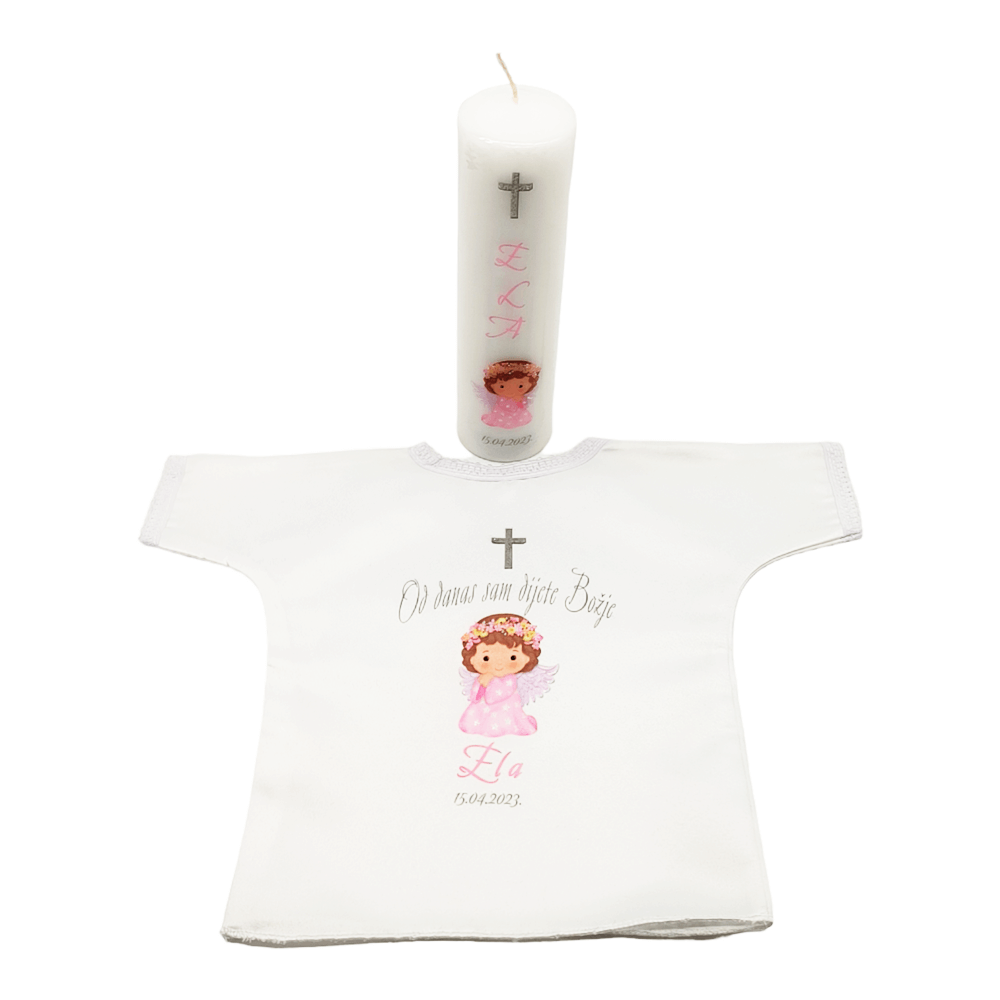 Personalizirana krstna sveča - Š17615