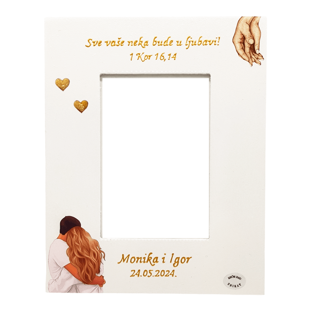 Poročno darilo! Okvir za fotografijo Š151173