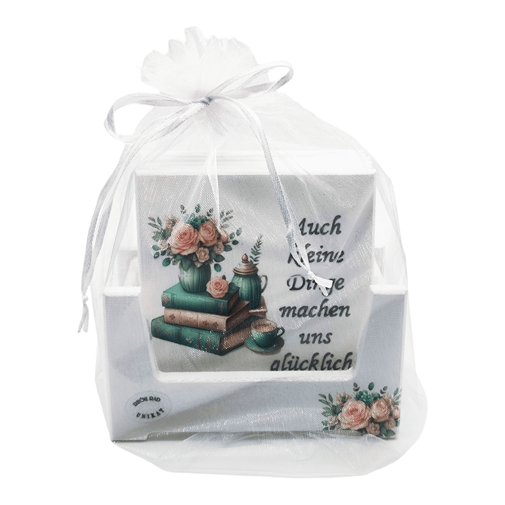 Personaliziran komplet podstavkov z ročno napisanim besedilom v nemškem jeziku Š16370