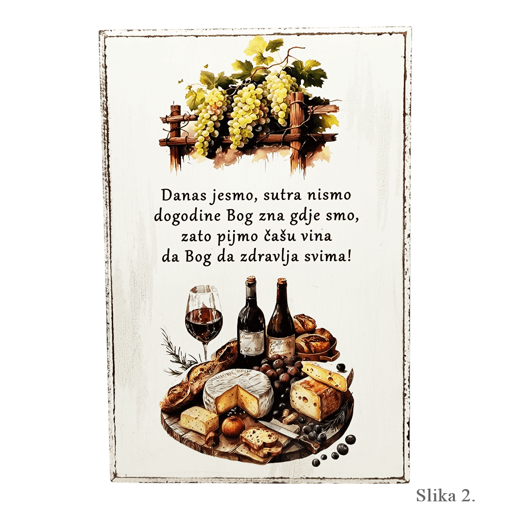 Unikatne stenske poslikave za ljubitelje vinogradov in tradicije! - 2. Danes smo...