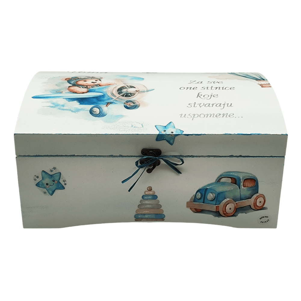 🎁 Škatla Spominov – Darilo, Ki Spremlja Otroka Skozi Življenje ❤️ Š16741