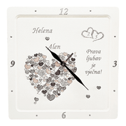 Personalizirana ura za srebrno poroko – darilo za 25 let zakona - 1. 17029