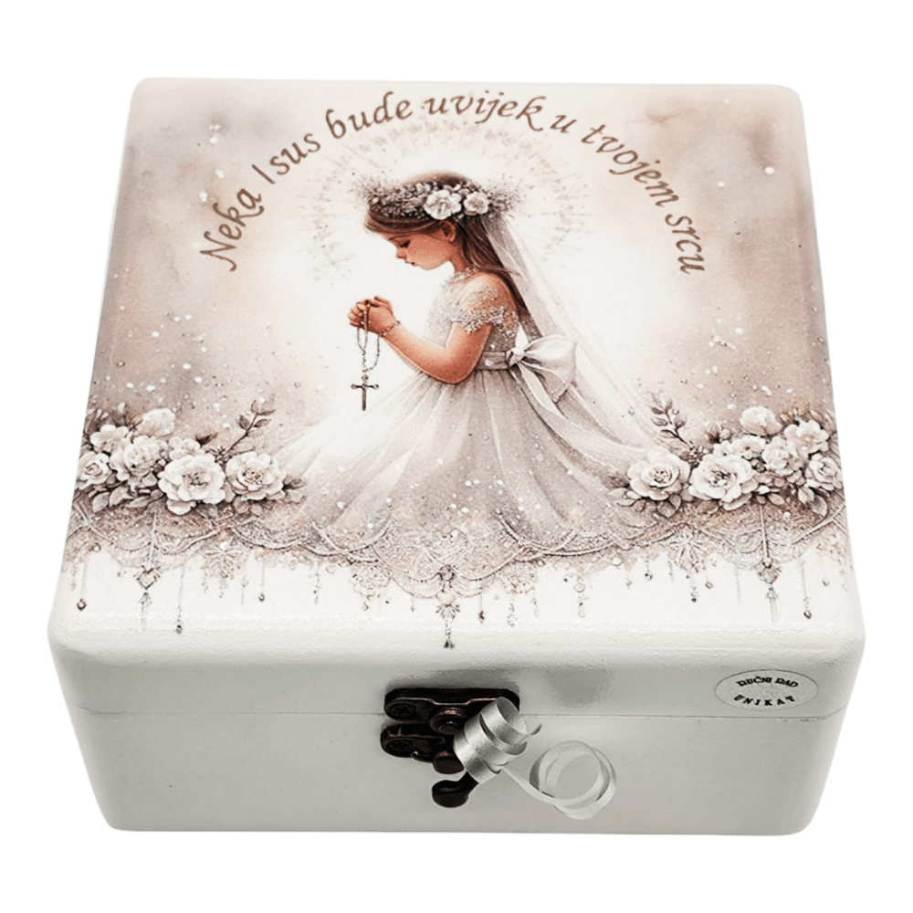 Darilo za prvo sveto obhajilo, ki pusti trajno sled v srcih - 1. 16x16x10cm - 165210