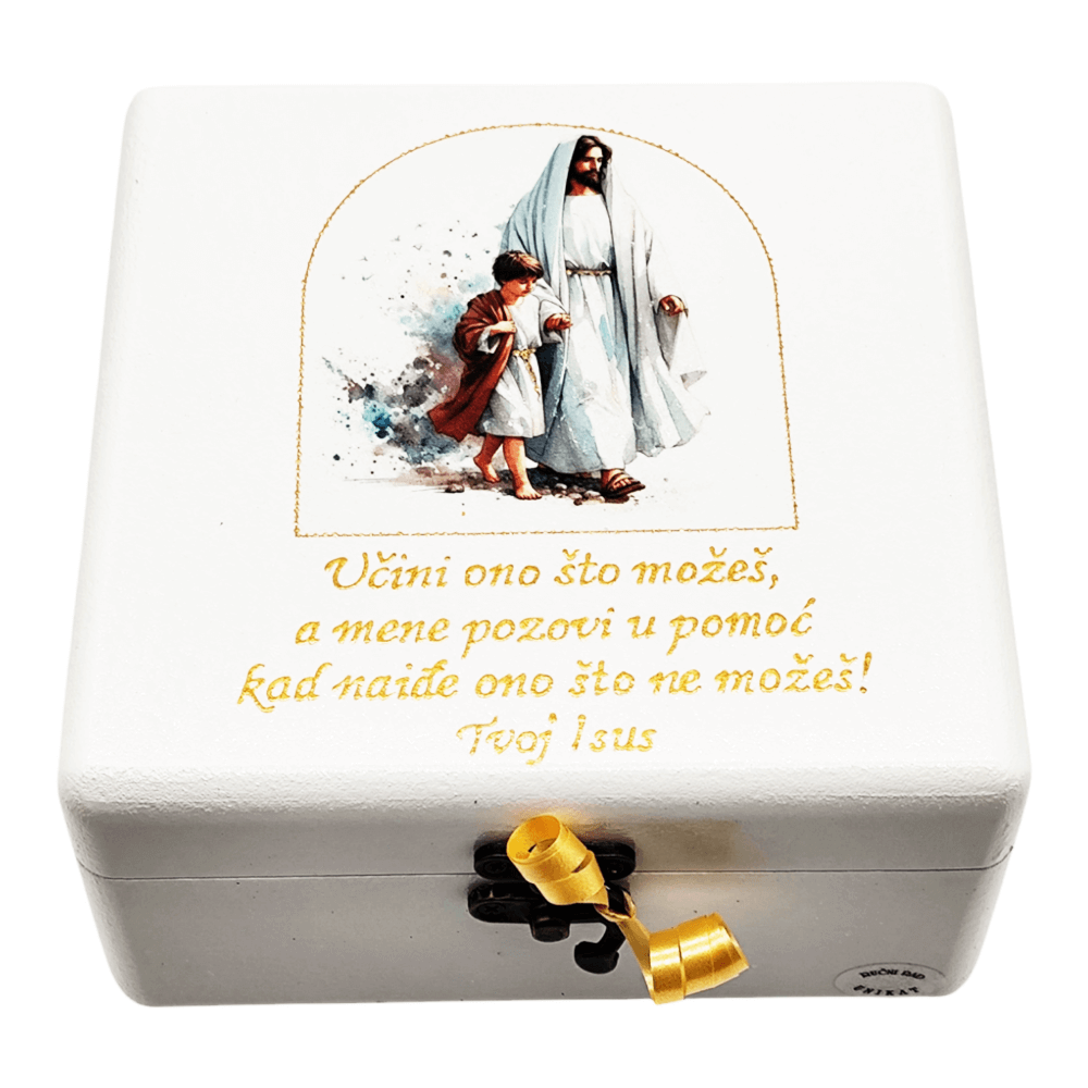 Personalizirane unikatne škatle spominov za prvo obhajilo