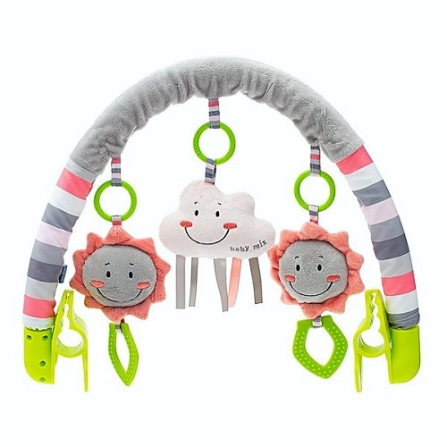Baby Mix plišana glazbena zebra
