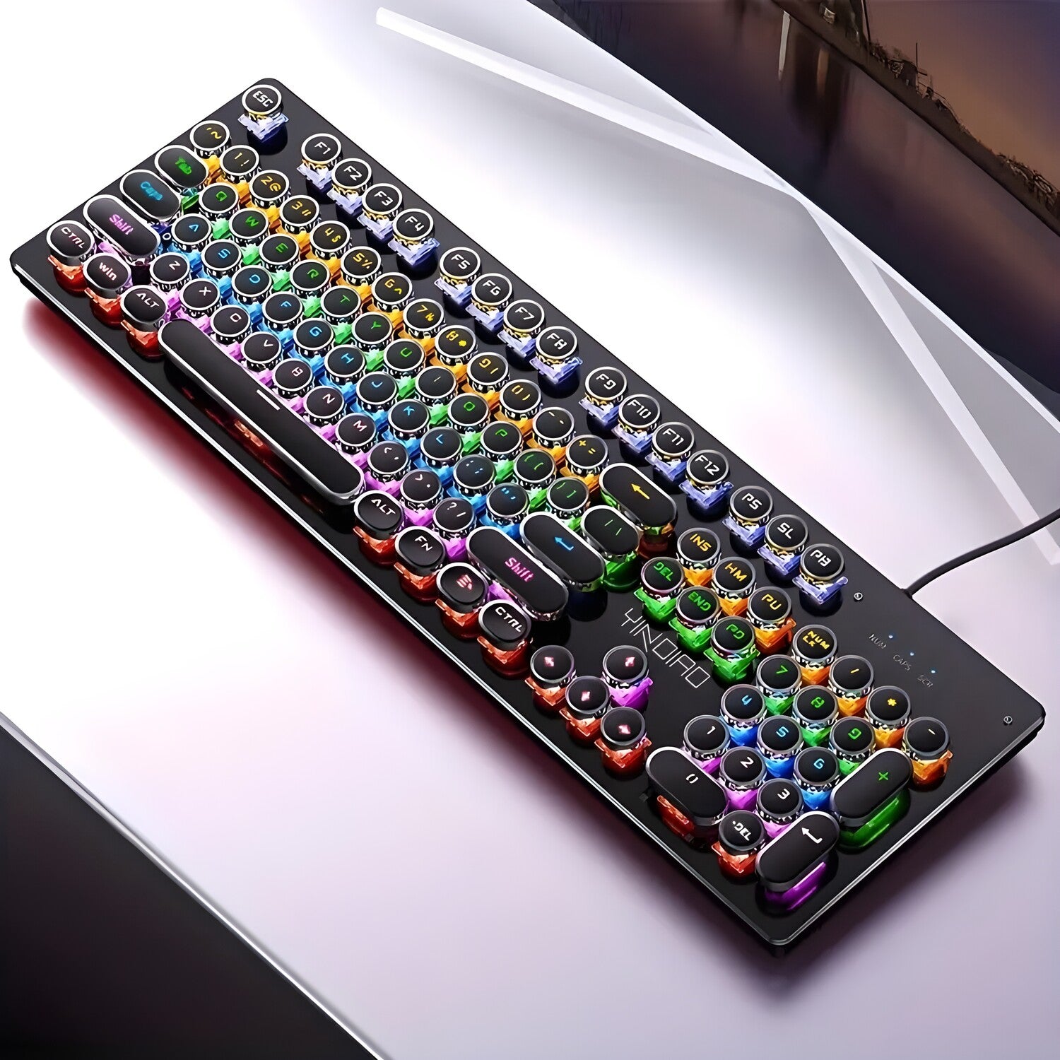 Podsvijetljena gaming tipkovnica ZK - 4 - Crna KP30681