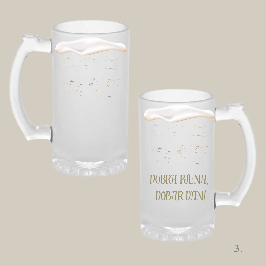 Personalizirani pivski vrči – Edinstveno darilo za rojstni dan, fantovščino, obletnico ....