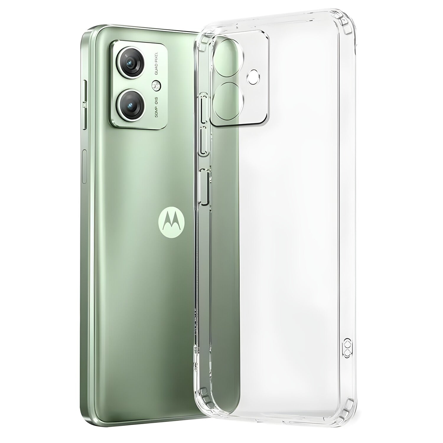 Przezračno zaštitno kućište za Motorola Moto G54 - Prozirna KP33879