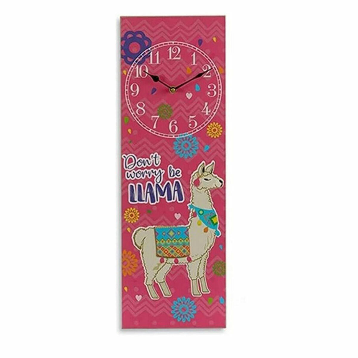 Zidni sat Gift Decor Ljama 2,5 x 60 x 20 cm (12 kom.)