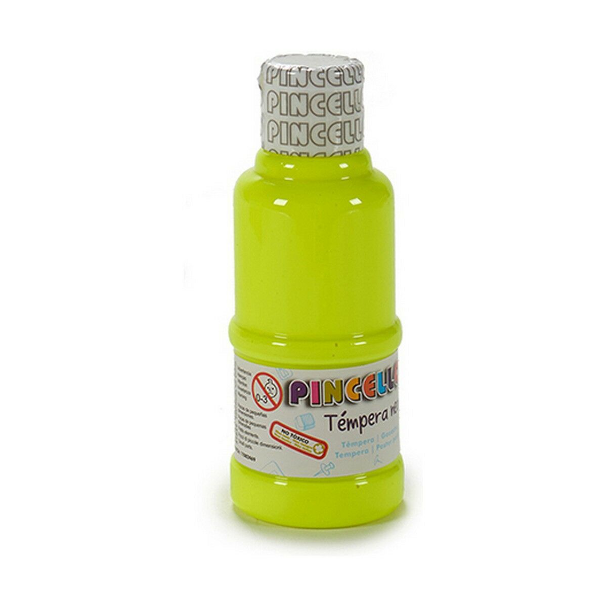 Tempere Pincello Neon Rumena 120 ml (12 kom.)