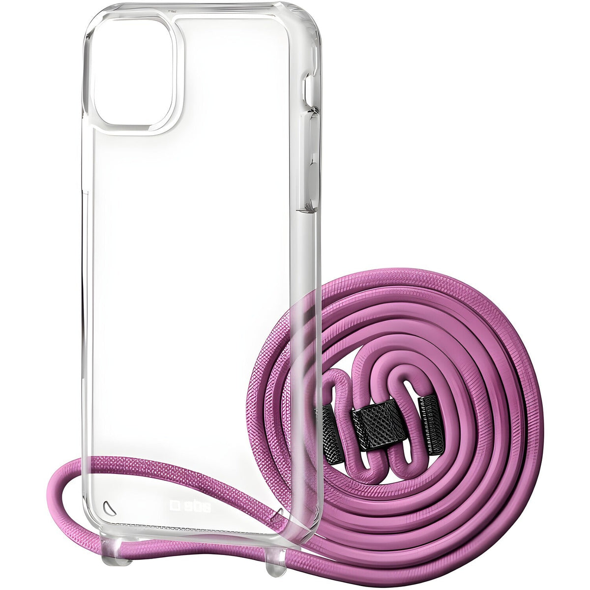 SBS Oklop za ogrlicu s trakicom za Apple iPhone 12/iPhone 12 Pro - Roza