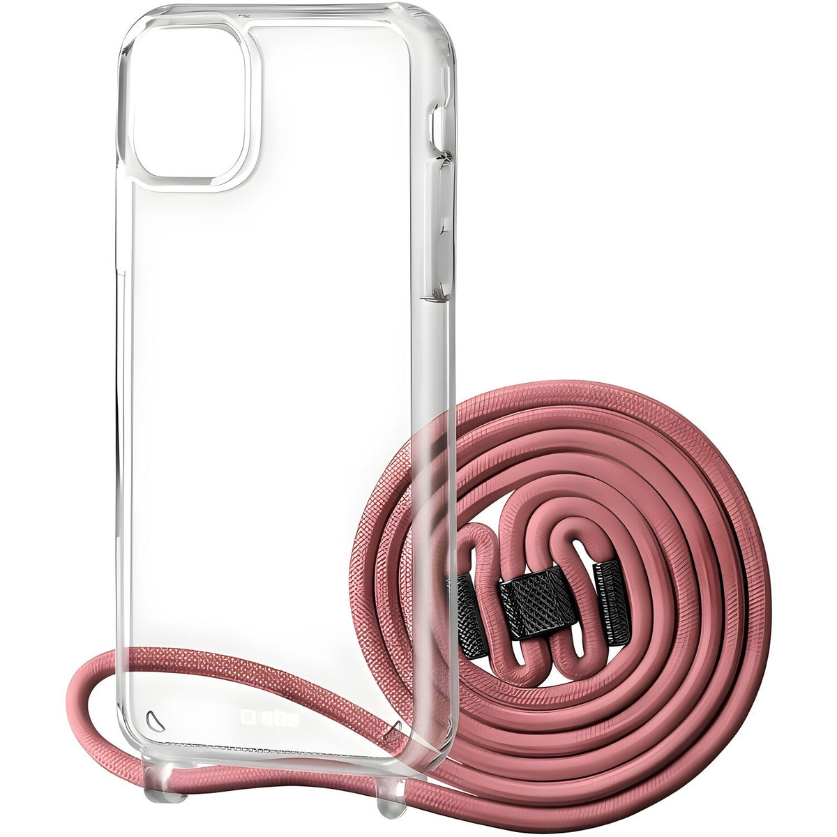 SBS Oklop za ogrlicu s trakicom za Apple iPhone 12/iPhone 12 Pro - Svijetlo roza