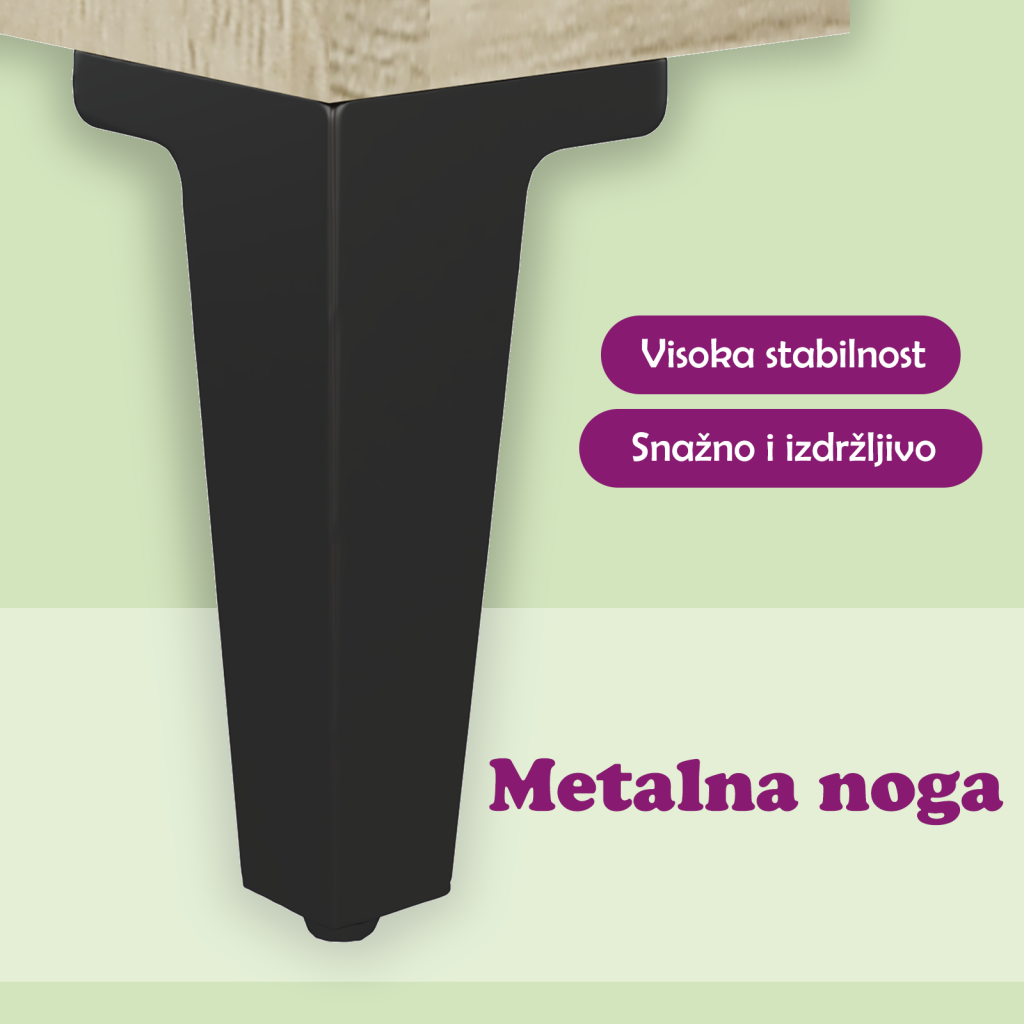 Komoda boja hrasta sonome 70x34x90 cm od konstruiranog drva