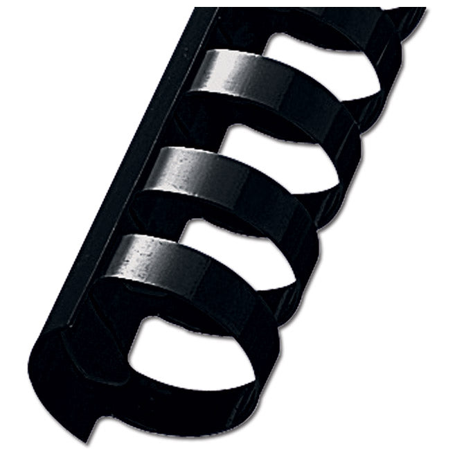 Plastična spirala fi-45mm oval pk50 fornax črna