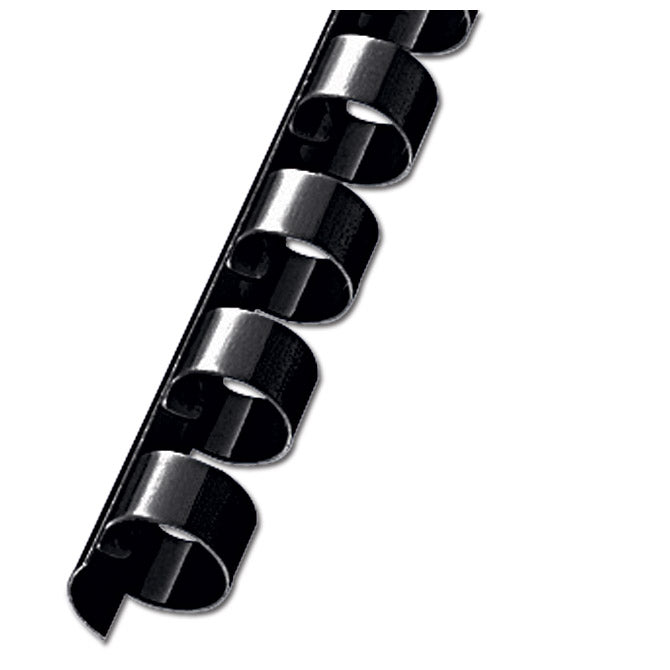 PLASTIČNA SPIRALA FI-22MM PK50 FORNAX ČRNA