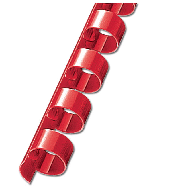 PLASTIČNA SPIRALA FI-28MM PK50 FORNAX RDEČA