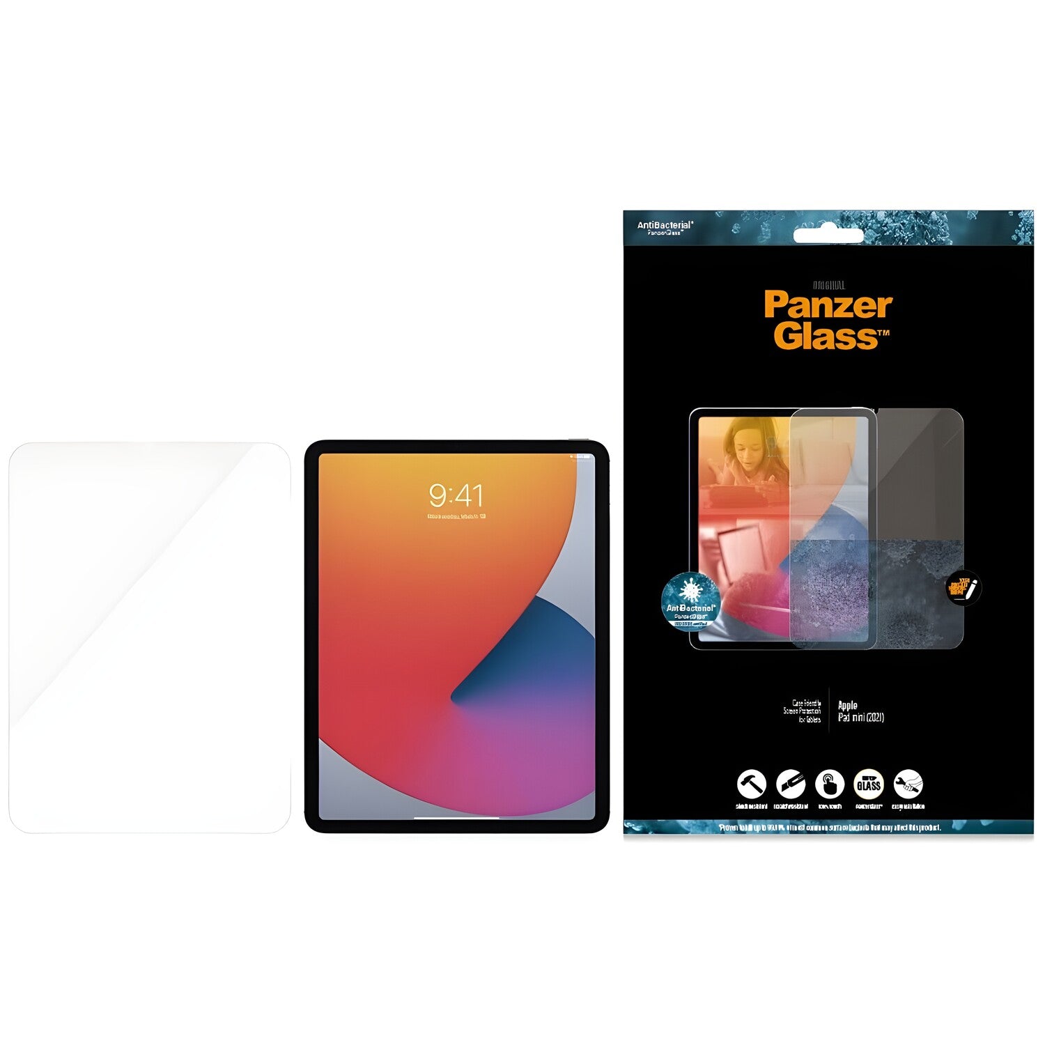PanzerGlass - Kaljeno staklo Case Friendly AB za iPad mini 2021 - Prozirno KP28962