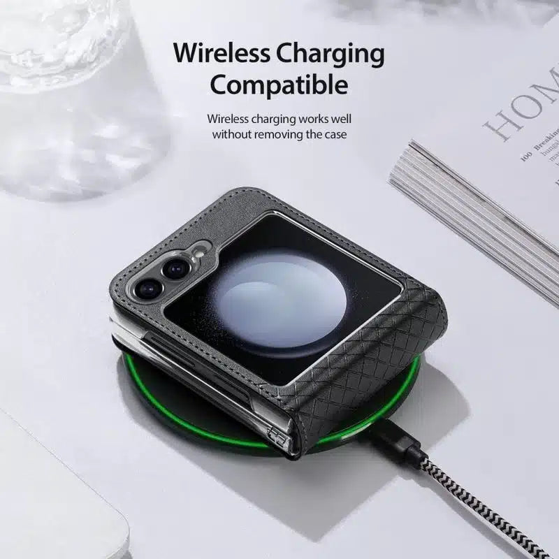 Dux Ducis - Bril etui za Samsung Galaxy Z Flip6 - črna