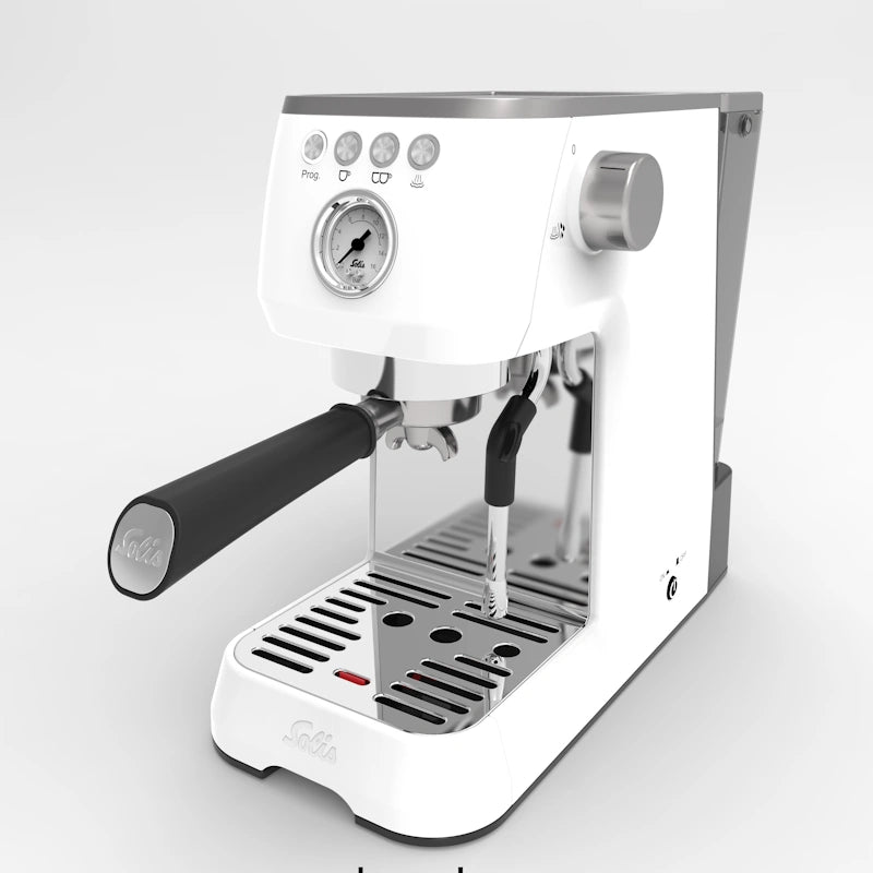 Solis Barista Perfetta Plus White Espresso Machine